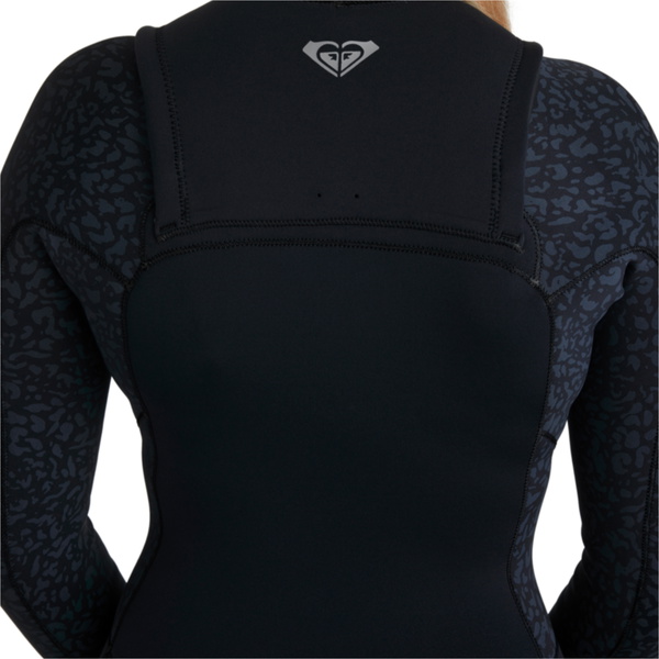 2025 Roxy Womens Swell Natural 3/2mm Chest Zip Wetsuit 26BW213508 - Animal Print